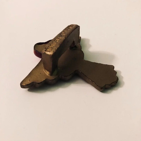 Vintage Boy Scout Neckerchief Plastic Slide Scarf Slider Eagle Bird - Picture 6 of 9